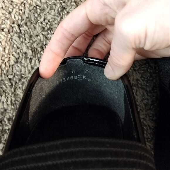 Munro American Women's Size 8.5 N Black Slip on Stretchy Strap Mary Janes Heeled - Picture 12 of 12